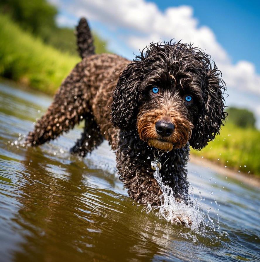 【训狗教程】怎么训练葡萄牙水犬潜水捡物